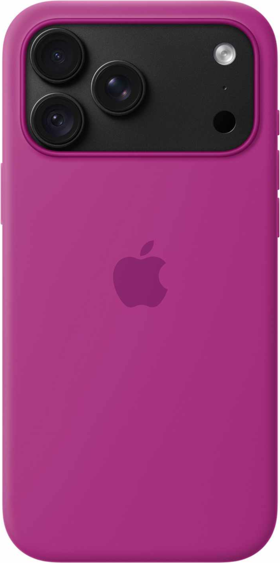 Apple - Silicone Case with MagSafe Magenta for iPhone 18 Pro Max