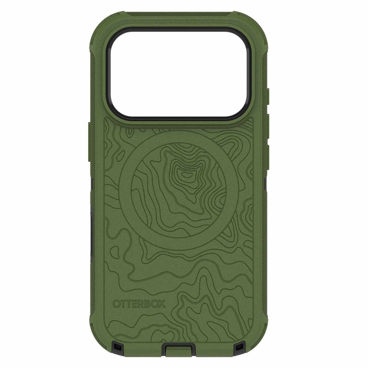 OtterBox - Defender Pro MagSafe Case w/Extra Slipcover Black/Ponderosa Peak for iPhone 18 Pro/17 Pro in Bulk Packaging