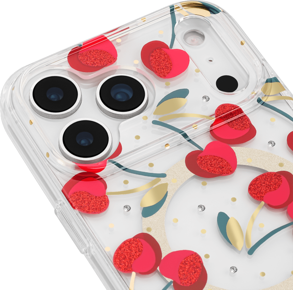 Kate Spade KS057242 Étui Protective MagSafe Cherry Dot pour iPhone 17 Pro Max
