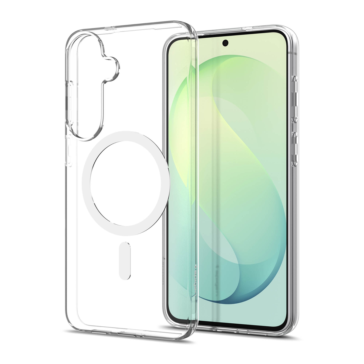 Samsung Galaxy S26 FE Spigen Crystal Flex MagFit - Clair/Blanc