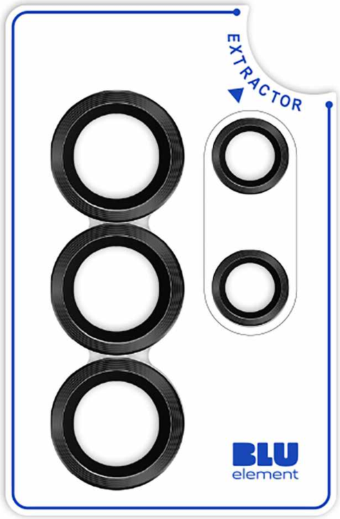 Blu Element BELPS26U Protecteur D'objectif en Aluminium 1 par 1 Noir pour Samsung Galaxy S26 Ultra