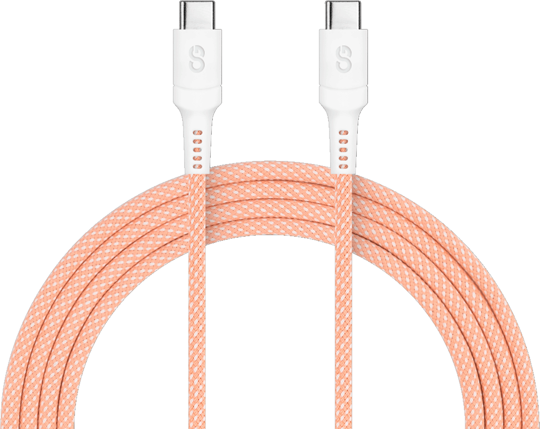 LOGiiX Vibrance Connect 100W USB-C to USB-C - Pink
