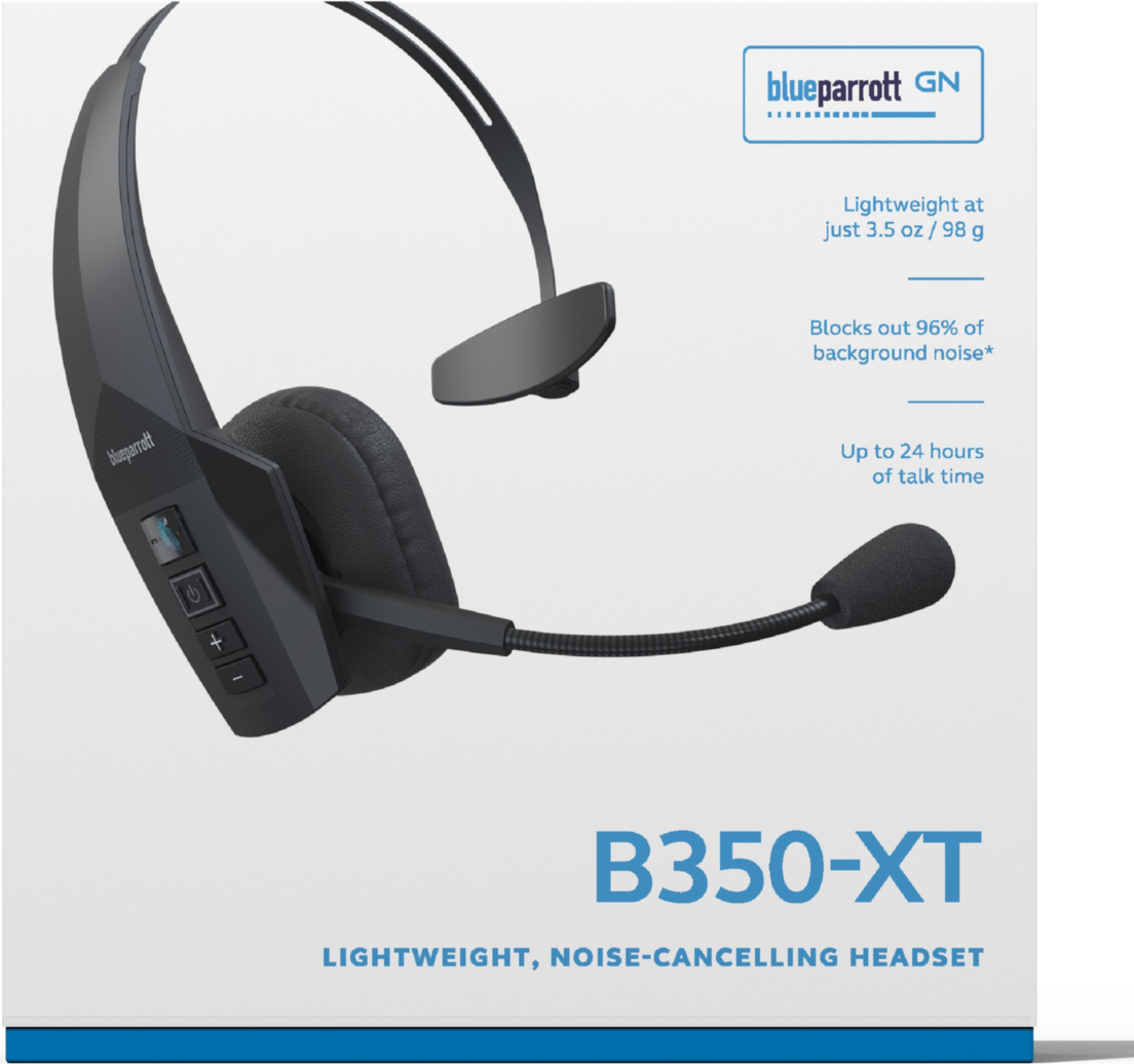 <p>Designed for use on the road, the BlueParrot B350-XT comes with a host of innovative features, including the industry-leading noise cancelling technology.</p>