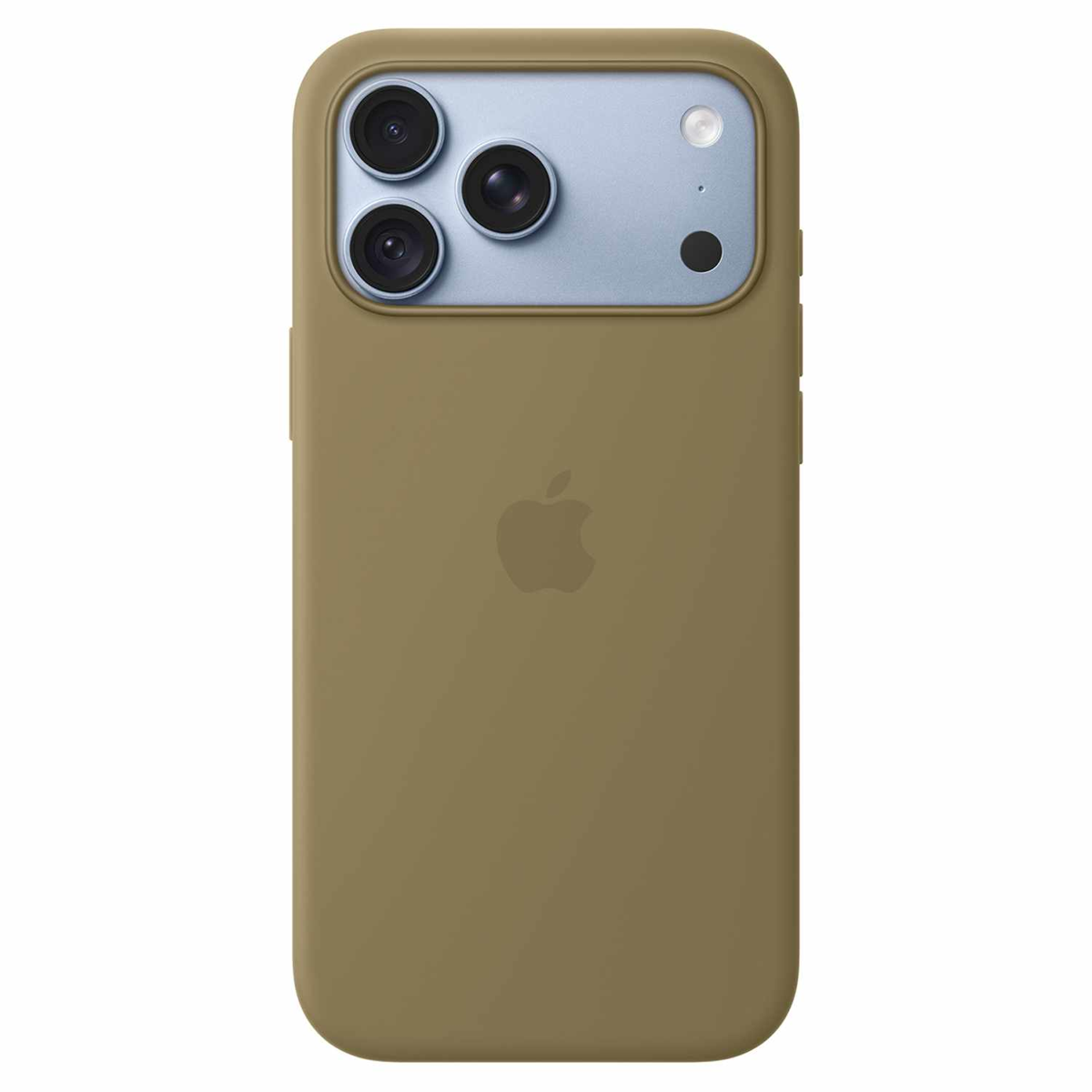 Apple - Silicone Case with MagSafe Olive for iPhone 18 Pro Max