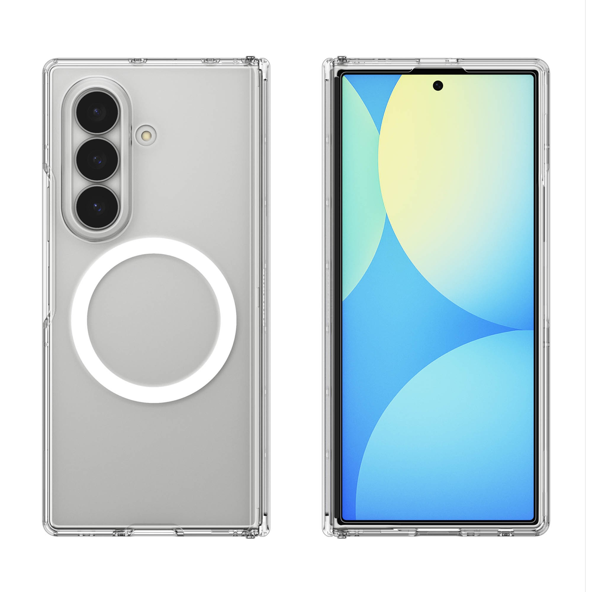 Samsung Galaxy Z Fold8 Ultra Spigen Crystal Hybrid Pro MagFit - Clear/White
