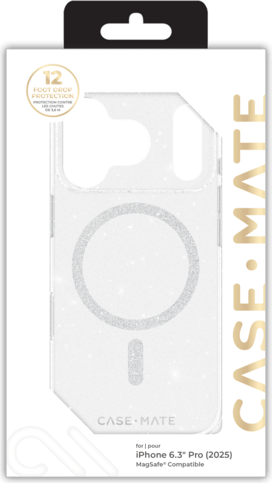 Case-Mate - Twinkle MagSafe Case for Apple iPhone 17 Pro - Twilight Silver