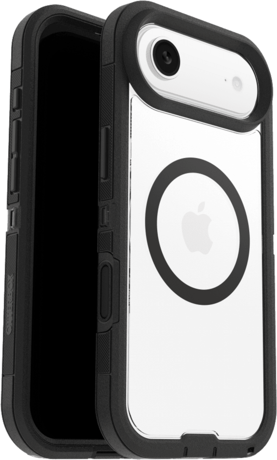OtterBox - Defender Pro XT Clear MagSafe Case w/Camera Control Dark Side (Black) for iPhone Air