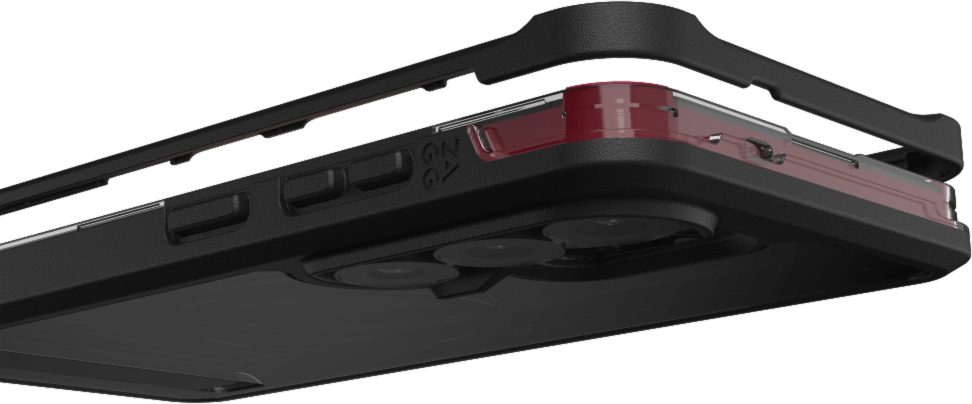 ZAGG - Rainier Snap Case with Kickstand for Samsung Galaxy S26 Ultra - Smoke Black