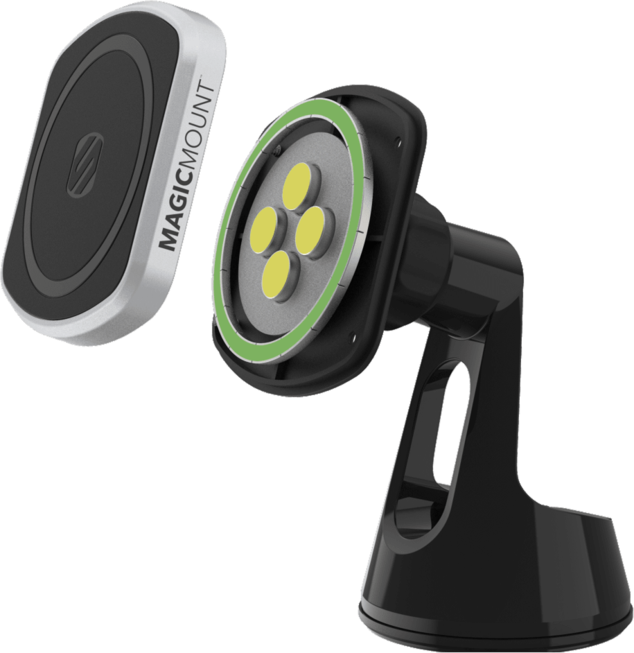 Scosche - MagicMount Pro 2 Window / Dash Mount - Black and Silver