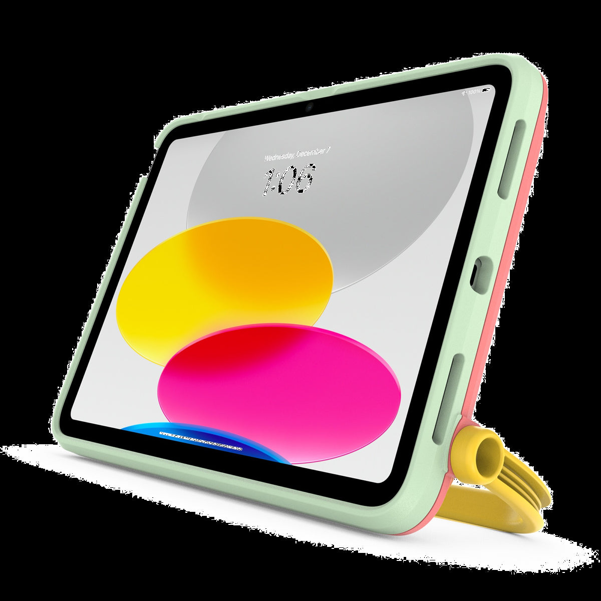 <p>The OtterBox EasyGrab case is made for kids to defy drops and to outlast abuse. Parents can breathe easy knowing their kids’ iPad is protected from play and learning.</p>