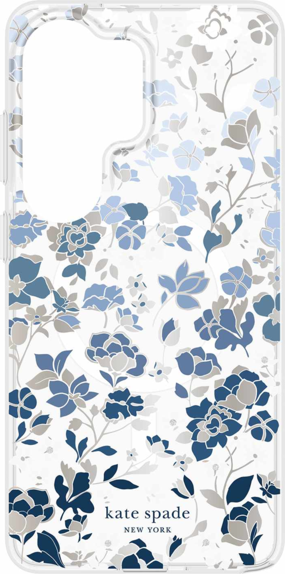 Kate Spade - Étui de protection avec aimant pour Samsung Galaxy S26 Ultra - Bleu Flowerbed