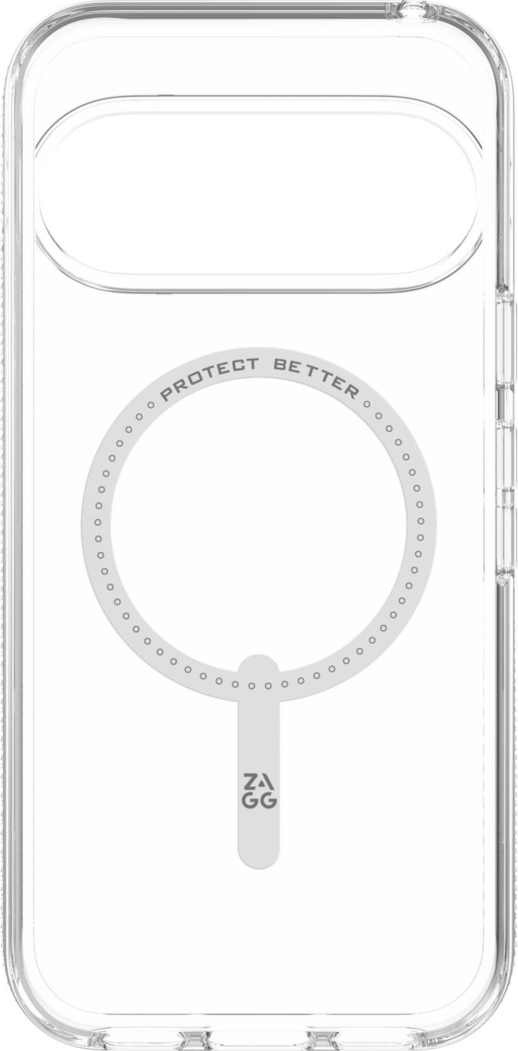 Strengthened with Graphene, ZAGG's Crystal Palace Snap series case combines a slim, crystal-clear profile with up to 13 ft drop protection and strong built-in magnets for magnetic accessories.