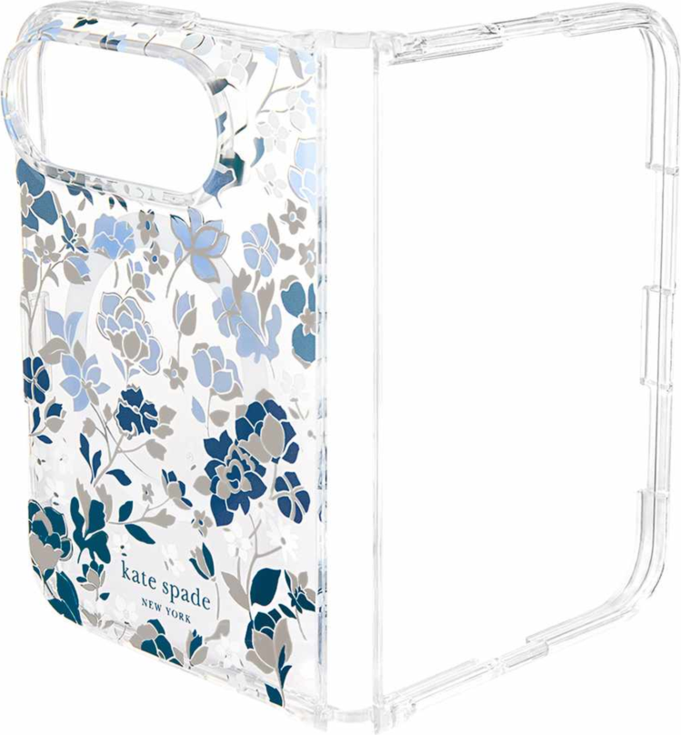 Kate Spade - Protective MagSafe Case Flowerbed Blue for iPhone Duo