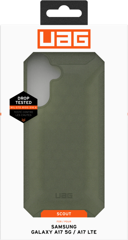 UAG - Scout Rugged Case Samsung Galaxy A17 5G - Translucent Olive