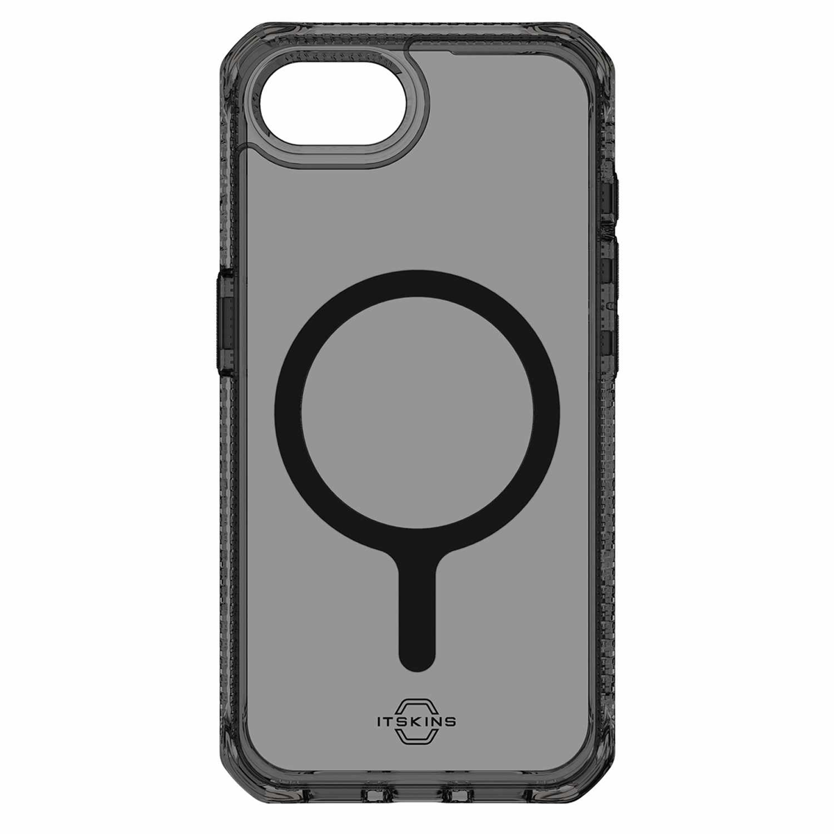 ITSKINS - Hybrid_R Magsafe Clear Case Smoke for iPhone 17e/iPhone 16e