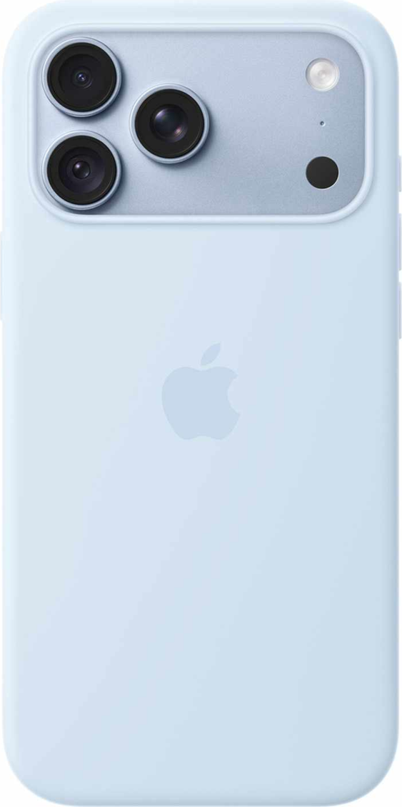 Apple - Silicone Case with MagSafe Crisp Blue for iPhone 18 Pro Max