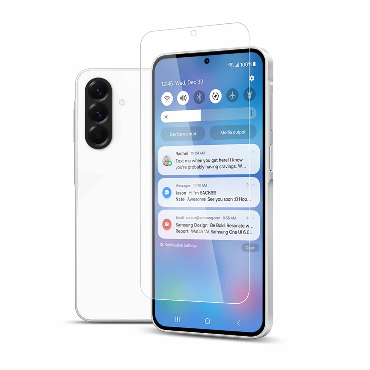 22 Cases - Tempered Glass Screen Protector for Samsung Galaxy A57 5G/A37 5G clear