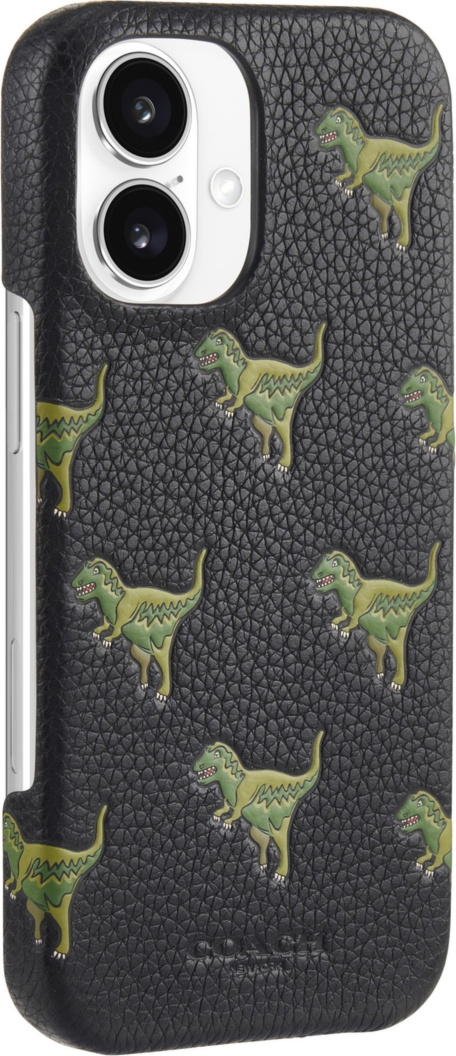 iPhone 16 Coach Leather Slim Wrap Case - Repeat Rexy
