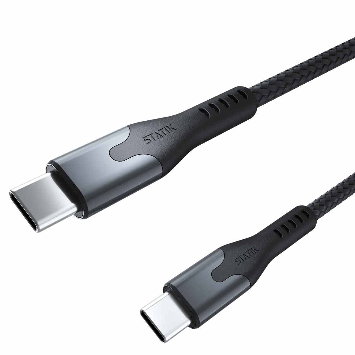 Blu Element - SelfCoil Magnetic Cable USB-C to USB-C 3.3ft 100W Black