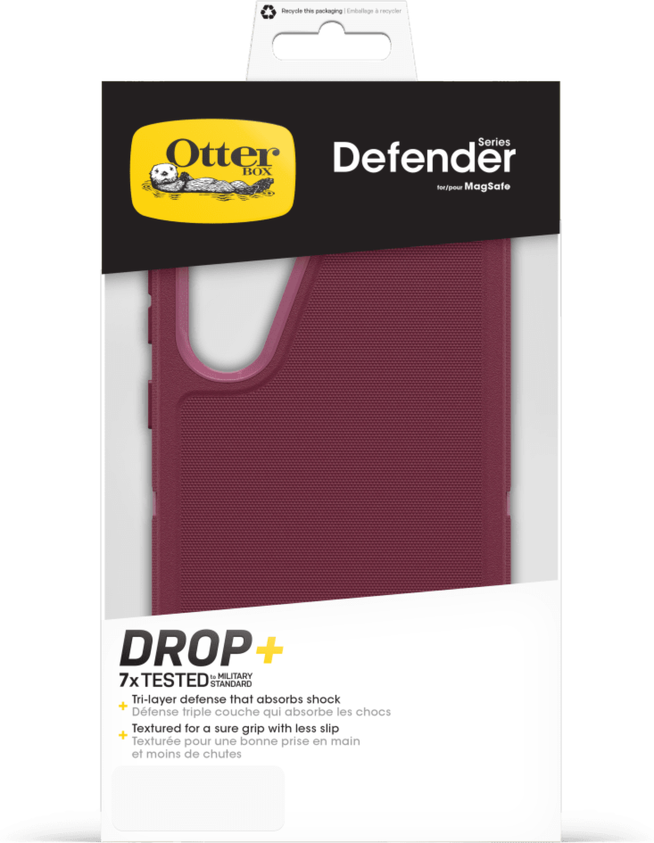 OtterBox - Defender Pro Case for Samsung Galaxy S25 Plus - Foxberry Pink