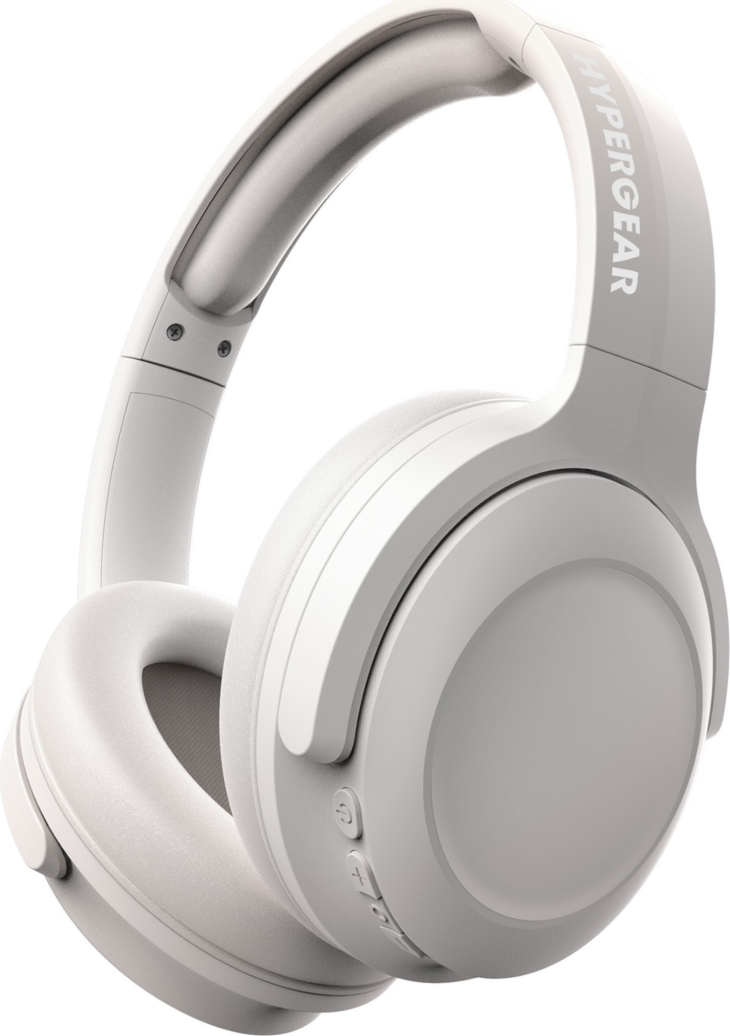 Hypergear Stealth2 ANC Wireless On-Ear Headphones - White