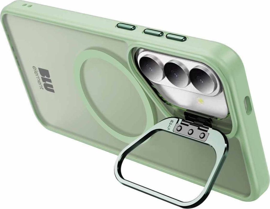 Blu Element - Coque Chromatic Kick avec aimants vert pâle pour Samsung Galaxy S26 FE/Galaxy S25 FE