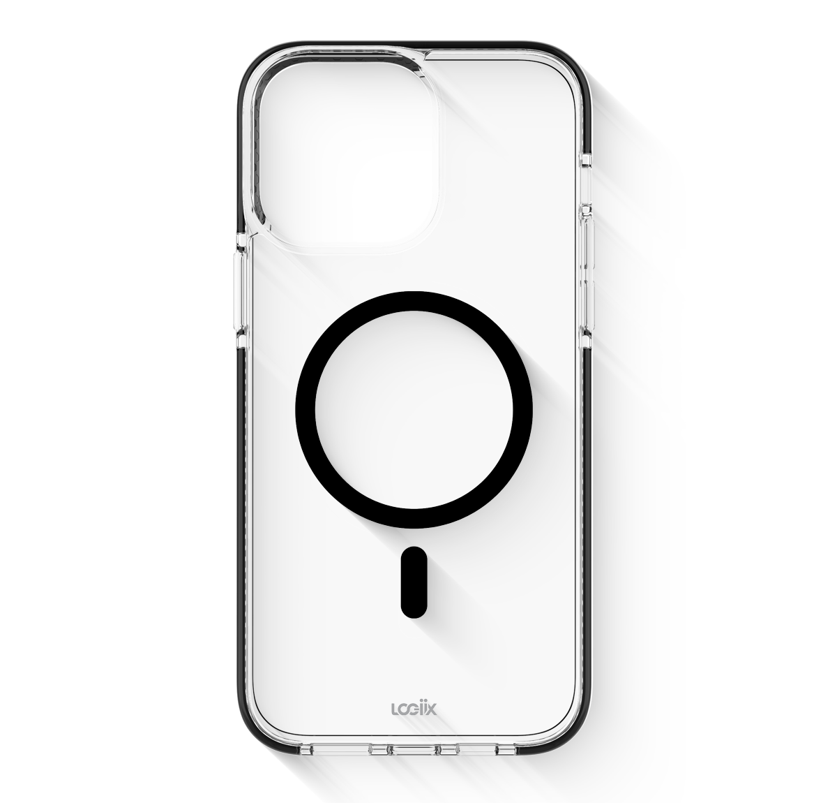 LOGiix - Air Guard Mag for iPhone 14 Pro Max - Clear/Black