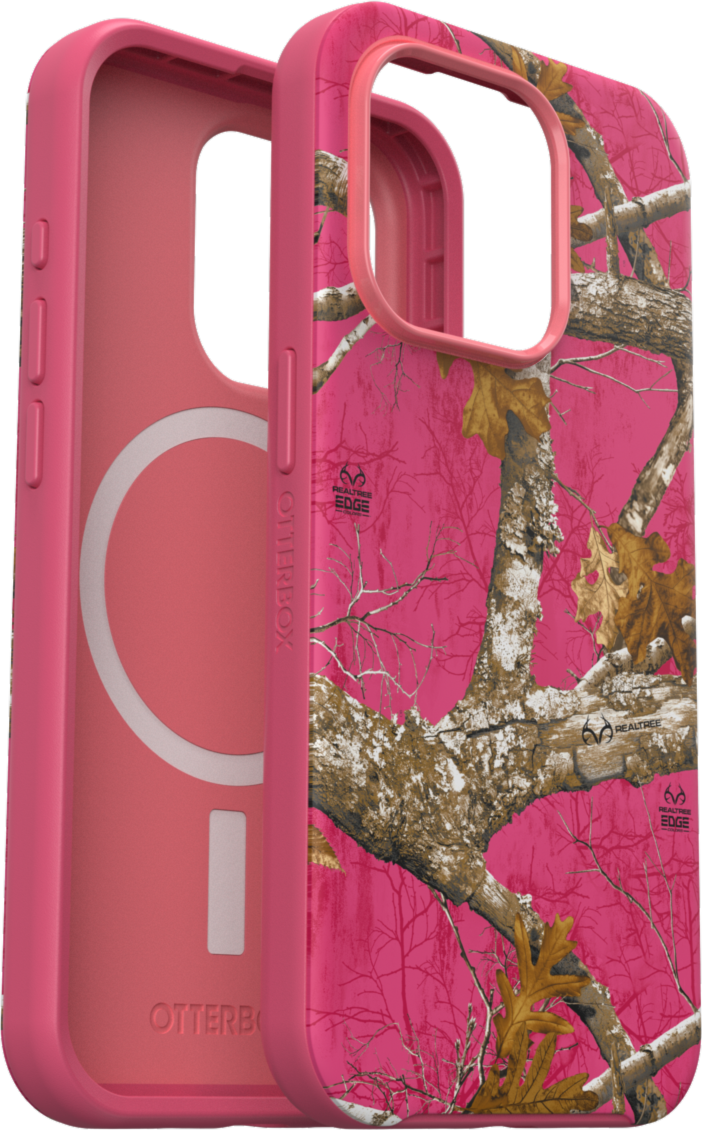 Otterbox - Symmetry Graphics Magsafe Case For Apple Iphone 15 Pro  - Flamingo Pink