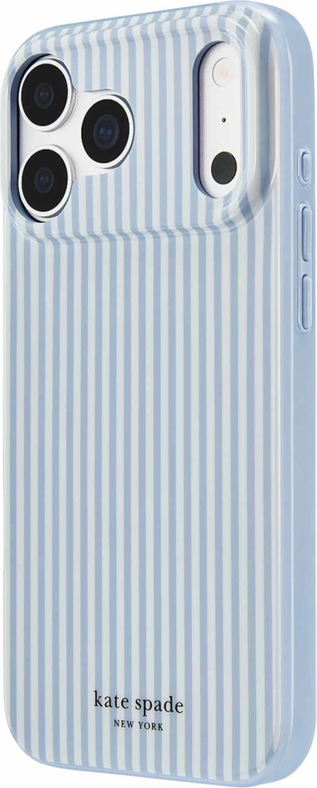 Kate Spade - Protective MagSafe Case Stripe Diamond Blue for iPhone 18 Pro Max/17 Pro Max