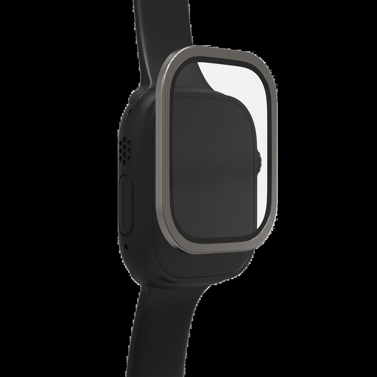 <p>Fortified with graphene, the ZAGG InvisibleShield Glass XTR4 Screen Protector for Apple Watch features a blue light filter, anti-reflective technology, and a sleek aluminum frame.</p>