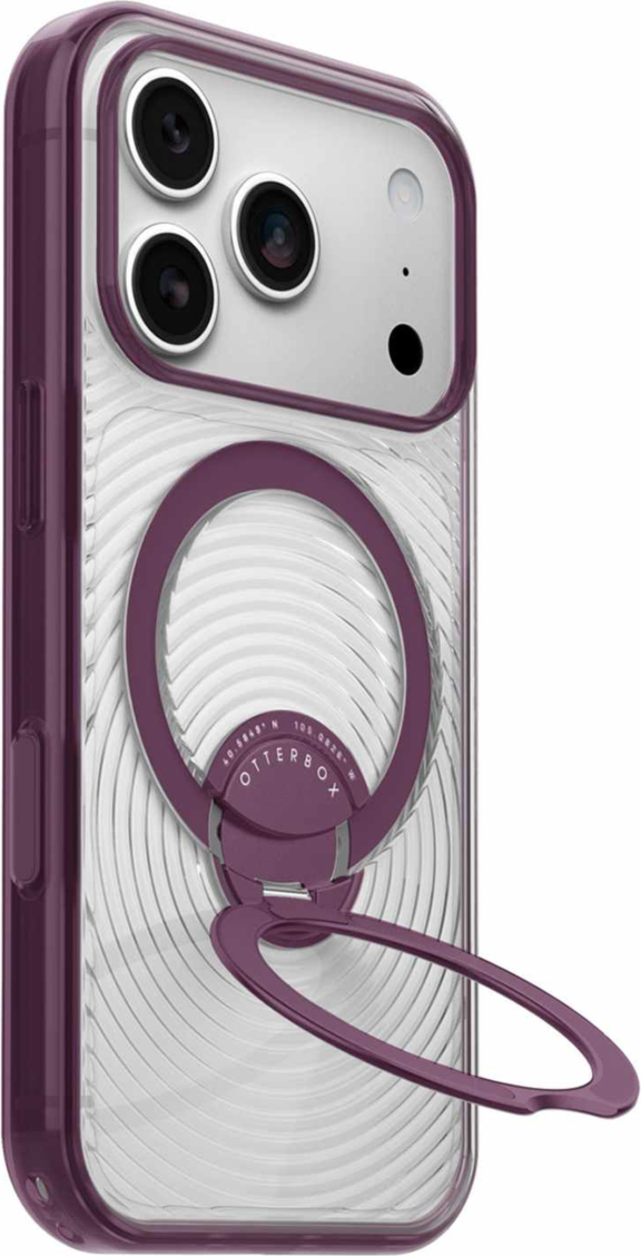 OtterBox - Symmetry Stand MagSafe Case Vinum Purple for iPhone 18 Pro/17 Pro