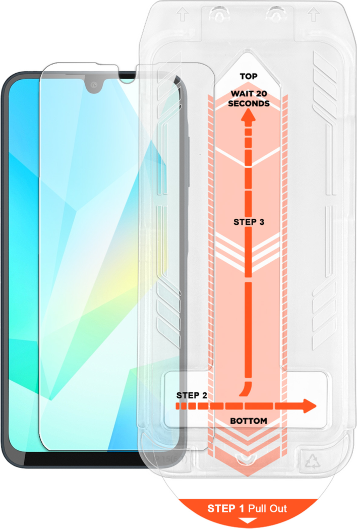 Samsung Galaxy A16 HyperGear HD Tempered Glass Screen Protector w/ Easy Installation Applicator