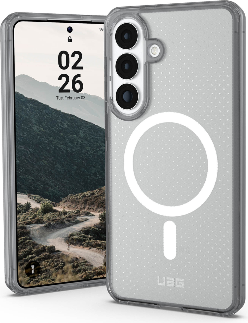 The UAG Dot case keeps devices protected without sacrificing style, featuring soft-touch silicone, a micro-perforated design, and a built-in magnet for magnetic accessories.