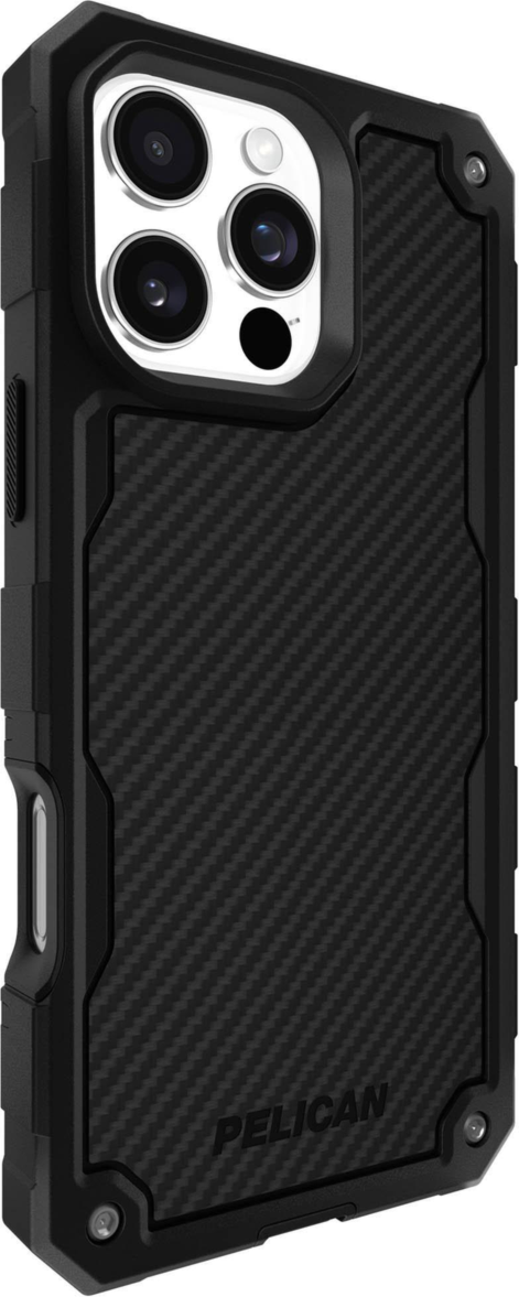 21ft Drop Protection,
Strong Built-In Magnets For MagSafe,
Featuring Durable Carbon Fibers For
Impact Protection,
Dual Layer Impact Protection,
Made From Recycled Materials,
Anti-Scratch Coating,
Textured Sides For Enhanced Grip,
Included Phone Holster/Stand, and
Lifetime Warranty.