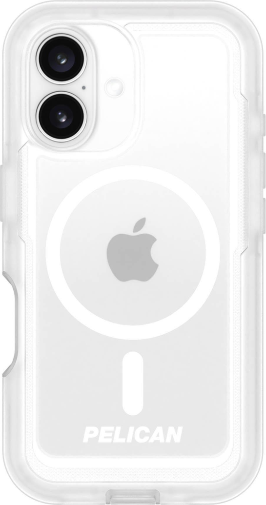 Pelican - Voyager MagSafe Case with Holster for Apple iPhone 16 - Clear