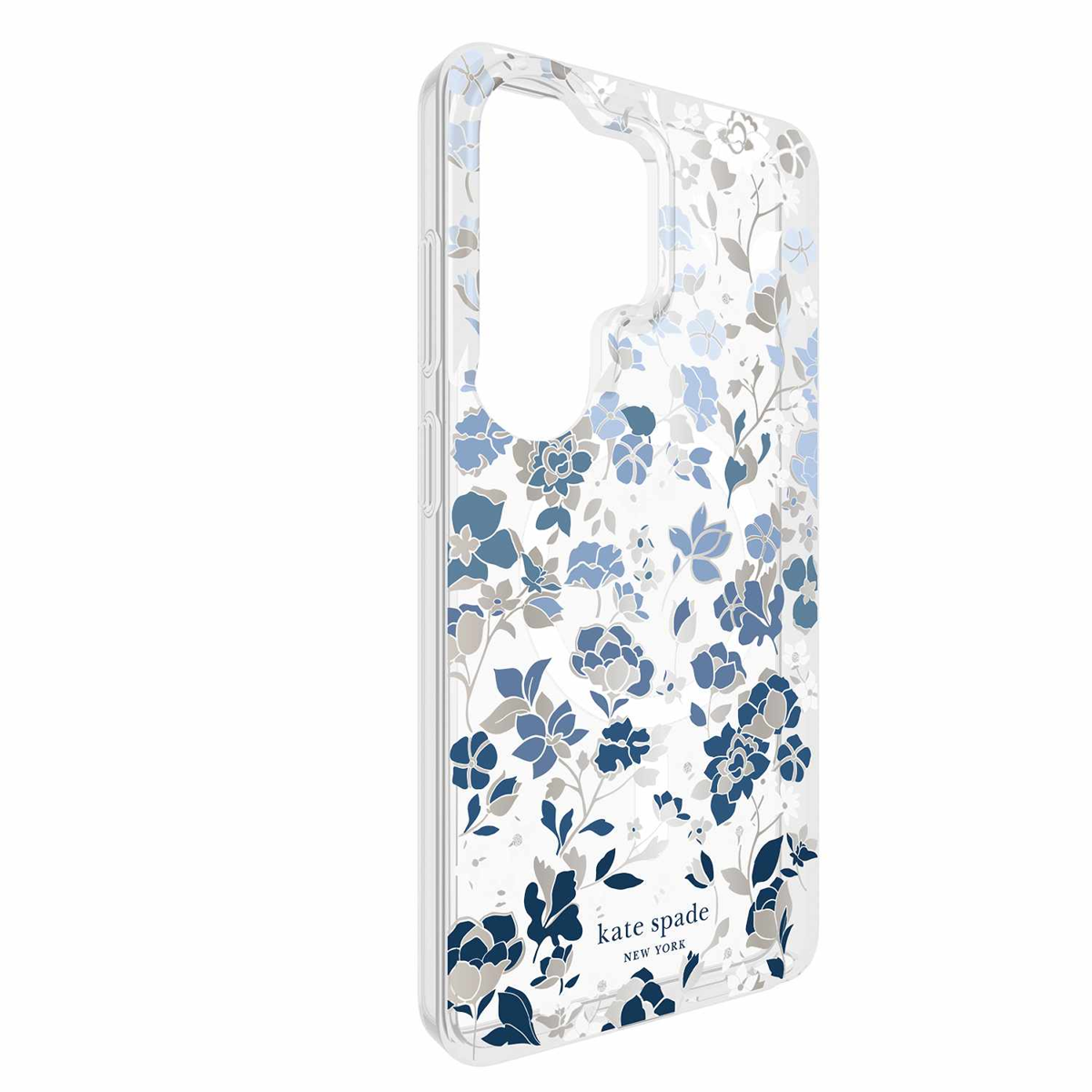 Kate Spade - Étui protecteur avec aimant pour Samsung Galaxy S26 Ultra - Bleu Flowerbed