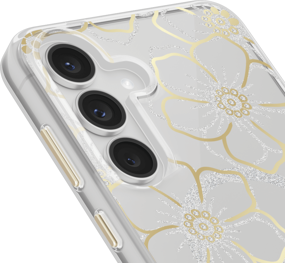 The Case-Mate Floral Gems MagSafe case features an eye-catching floral design accented with shimmering gemstones, creating a stunning complement to any device.