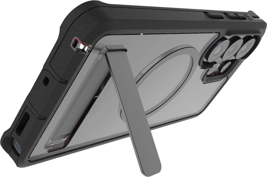 ZAGG - Étui Rainier Snap avec support pour Samsung Galaxy S26 Ultra - Noir fumé
