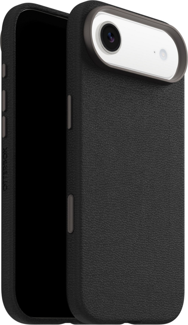 OtterBox - Symmetry Cactus Leather MagSafe Case with Camera Control for Apple iPhone Air - Noir Ash