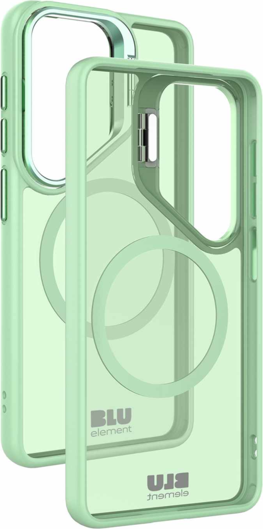 Blu Element - Coque Chromatic Kick avec aimants vert pâle pour Samsung Galaxy S26 FE/Galaxy S25 FE