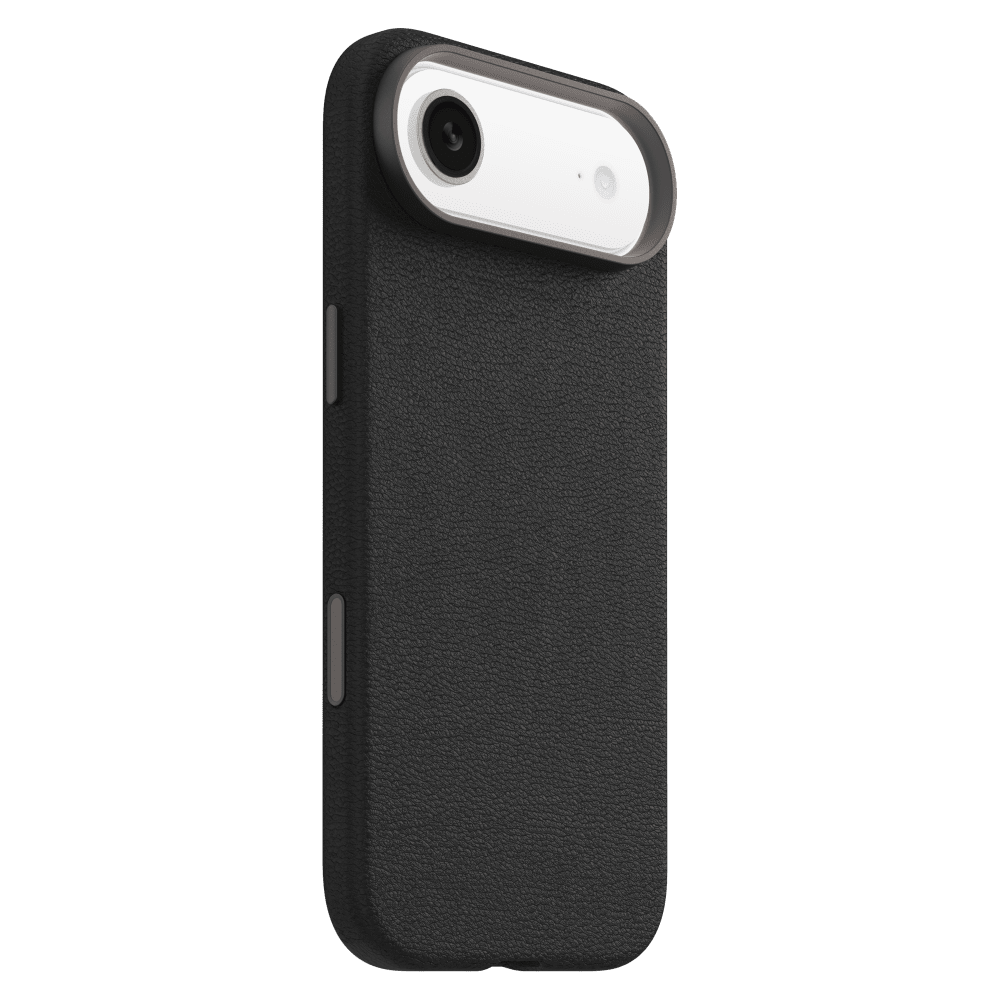 OtterBox 7799028 Étui Symmetry Cactus Leather MagSafe avec Contrôle de la Caméra Noir Ash (Noir) pour iPhone Air