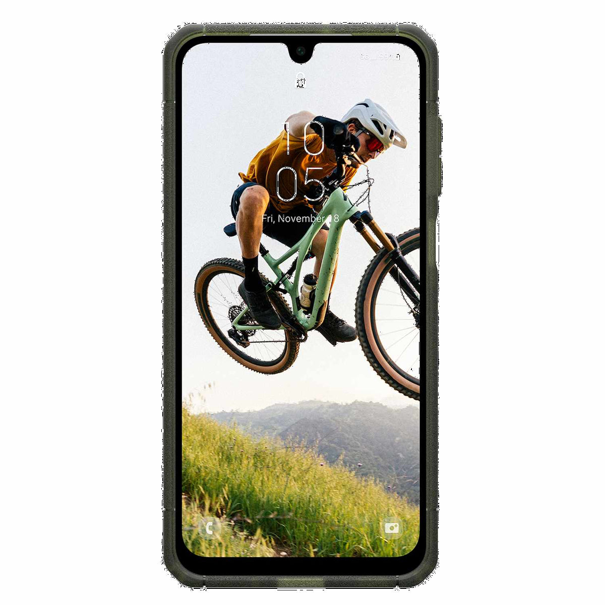UAG 214512114T72 Étui Robuste Scout Translucent Olive pour Samsung Galaxy A17 5G