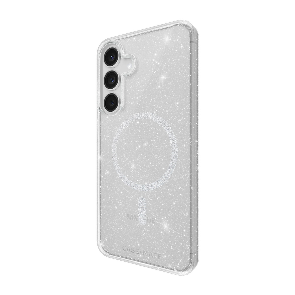 Samsung Galaxy S25 FE Case-Mate Sheer Twinkle Case w/Magnets - Silver