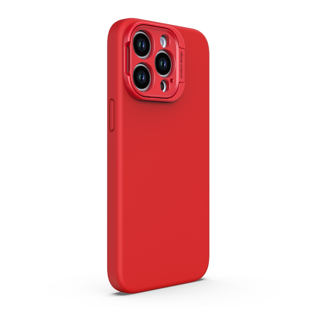Compatible with MagSafe, Uunique’s Silicone case comes with an integrated camera protection bracket that doubles as a kickstand.