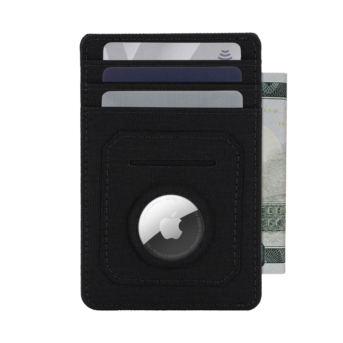 Portefeuille Pelican Aegis Cordura pour Apple AirTag - Noir