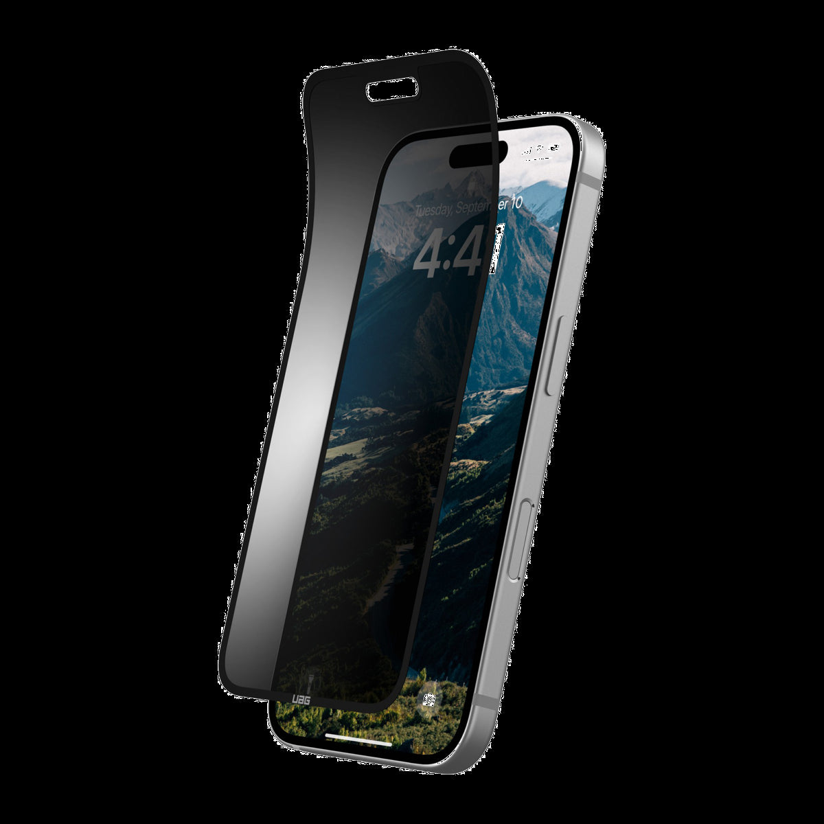 The UAG Removable Eco Privacy Screen is a premium two-way privacy solution to be used on top of an existing screen protector.