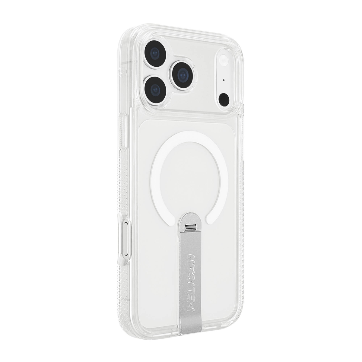 Pelican Protector with Stand combines 16-foot military-grade drop protection with a built-in swivel metal kickstand and MagSafe compatibility.
