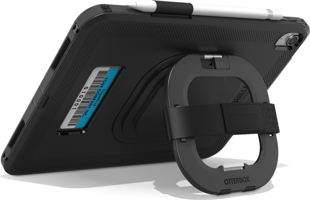 <p>Ideal for on-the-go work, OtterBox’s Defender Series for business delivers rugged protection and comes with a Kickstand and hand strap.</p>