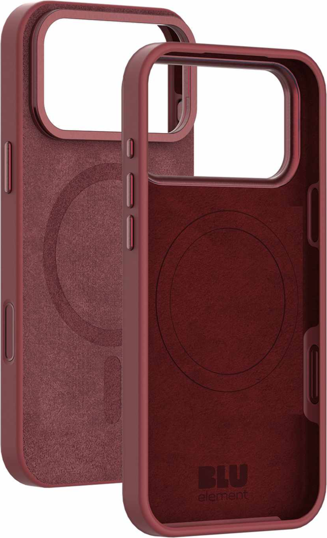 Blu Element - Urban Edge Kick MagSafe Case Burgundy for iPhone 18 Pro/17 Pro