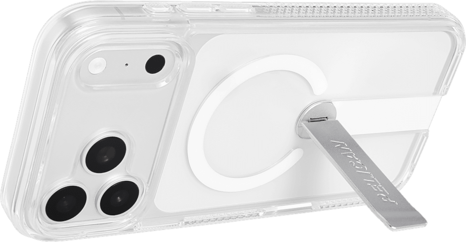 Pelican Protector with Stand combines 16-foot military-grade drop protection with a built-in swivel metal kickstand and MagSafe compatibility.